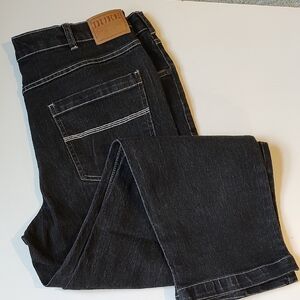 DUKE Black Straight-Leg Men's Jeans